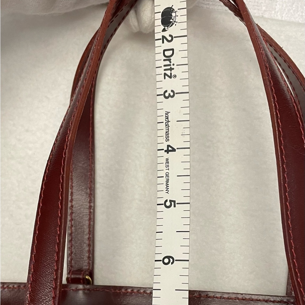 Etro Authentic Vintage Milano Red & Brown Fabric Paisley Tote Bag - Picture 13 of 15